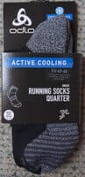 Running socks quarter