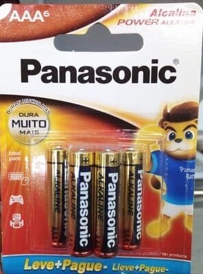 Pilhas AAA Alcalinas Panassonic 6 uni