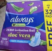 Zero irritation feel with aloe vera Long
