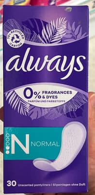 Pantyliners Normal Fresh & Protect