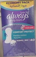 Daily Liners Comfort Protect Normal