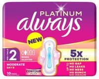 Platinum Dag Maandverband Size 2