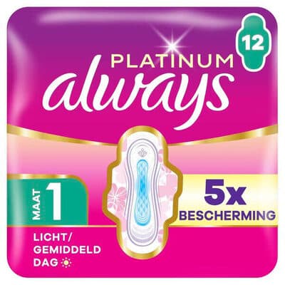 Platinum Dag Maandverband size 1