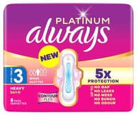 Platinum Dag Maandverband size 3