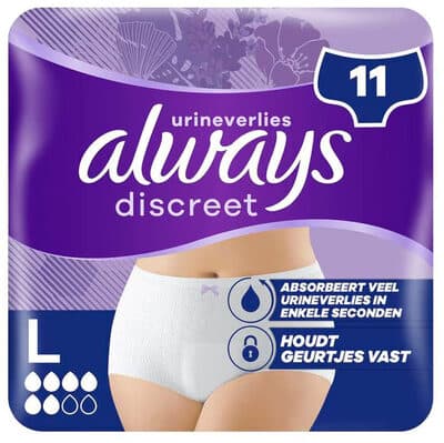 Discreet Broekjes voor Urineverlies L