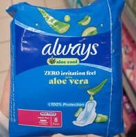 Zero irritation feel with Aloe Vera
