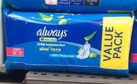 Zero irritation feel with Aloe Vera Value pack