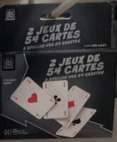 2 jeux de 54 cartes