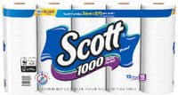 1000 sheets septic safe toilet paper