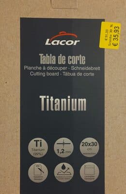 Tagliere Titanium