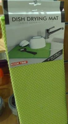 Dish drying mat