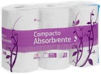 Papel de cocina compacto absorbente