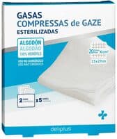 Gasas esterilizadas de algodón