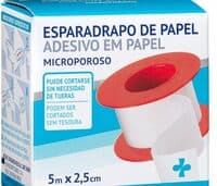 Esparadrapo de papel adhesivo microporoso