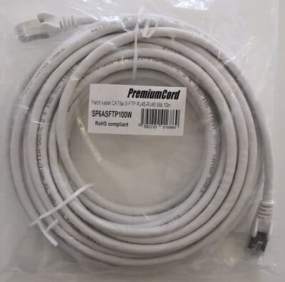 Patch-Kabel CAT6a S/FTP, 10 m