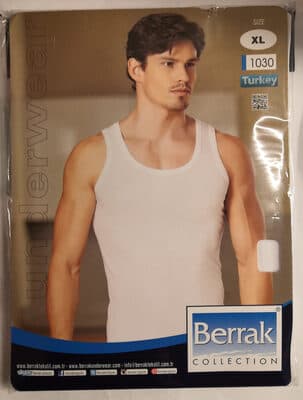 Unterhemd, weiß, XL