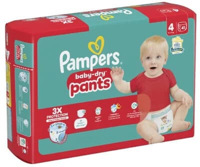 Couches Culottes Bébés Baby-Dry Pants 9-15kg Taille 4