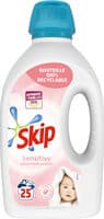 SKIP Lessive Liquide Sensitive Peaux Sensibles & Bébés 1,25l - 25 Lavages