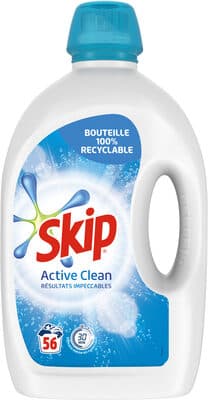 SKIP Lessive Liquide Active Clean 2,8l - 56 Lavages