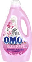 Omo Lessive Liquide Rose & Lilas Blanc 2l 40 Lavages