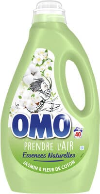 Omo Lessive Liquide Jasmin & Fleur de Coton 40 Lavages - 2l