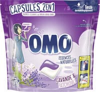 Omo Lessive Capsules 2en1 Lavande & Patchouli 30 Dosettes