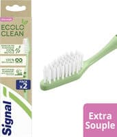 Signal Ecolo Clean Brosse à Dent Extra Souple 2 Pièces