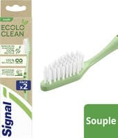 Signal Brosse à Dents Souple Ecolo Clean 2 Pièces