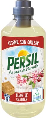 Persil Lessive Liquide Ecolabel Soin Couleurs Fleur de Cerisier 990ml 18 Lavages