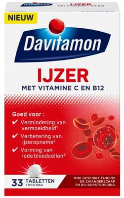 Davitamon IJzer met vitamine C en B12