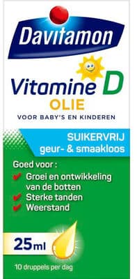 Davitamon Vitamine d olie voor baby's en kinderen