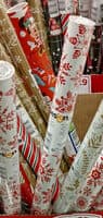 Papier cadeau hiver