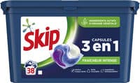 Skip 3en1 Lessive Capsules Fraîcheur Intense 38 Lavages