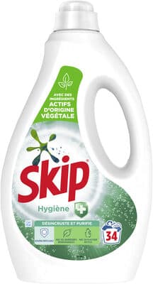 SKIP Lessive Liquide Hygiène 1,7l - 34 Lavages