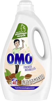 Omo Lessive Liquide Lait d'Amande 40 Lavages - 2L