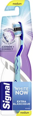 Signal White Now Brosse à Dents Carbon Correct Medium x1