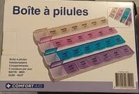 Boîte à pilules hebdomadaire