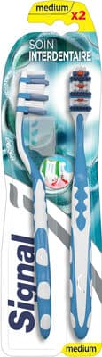 Signal Brosse à Dents Soin Interdentaire Medium Lot de 2