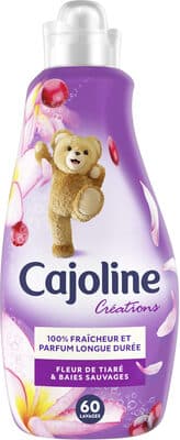 CAJOLINE Créations Adoucissant Concentré Fleur de Tiaré & Baies Sauvages 1,5L - 60 Lavages