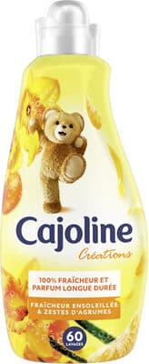 Cajoline Créations Adoucissant Concentré Fraîcheur Ensoleillée Bouteille 1,5L 60 Lavages