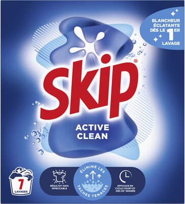 Skip Lessive en Poudre Active Clean 7 Lavages