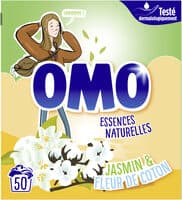 Omo Lessive Poudre Jasmin & Fleur de Coton 50 Doses