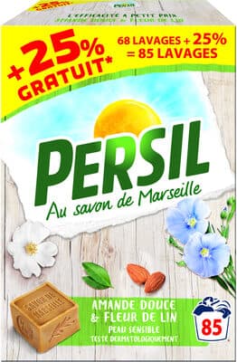 Persil Lessive Poudre Peaux Sensibles 5.95kg - 85 Lavages