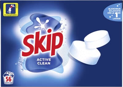 Skip Lessive Tablettes Active Clean 56 Lavages