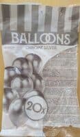 Ballons chrome silver