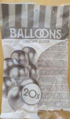 Ballons chrome silver