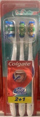 Brosse à dent Medium Whole mouth clean 360