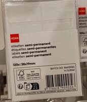 HEMA Etiketten 120 Stuks