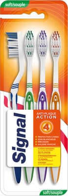 Signal 4 Saisons Brosse à Dents 4 Actions Souple x4