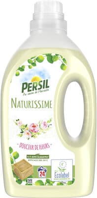 Persil Lessive Liquide Ecolabel Naturissime Douceur de Fleurs 1,32l 24 Lavages